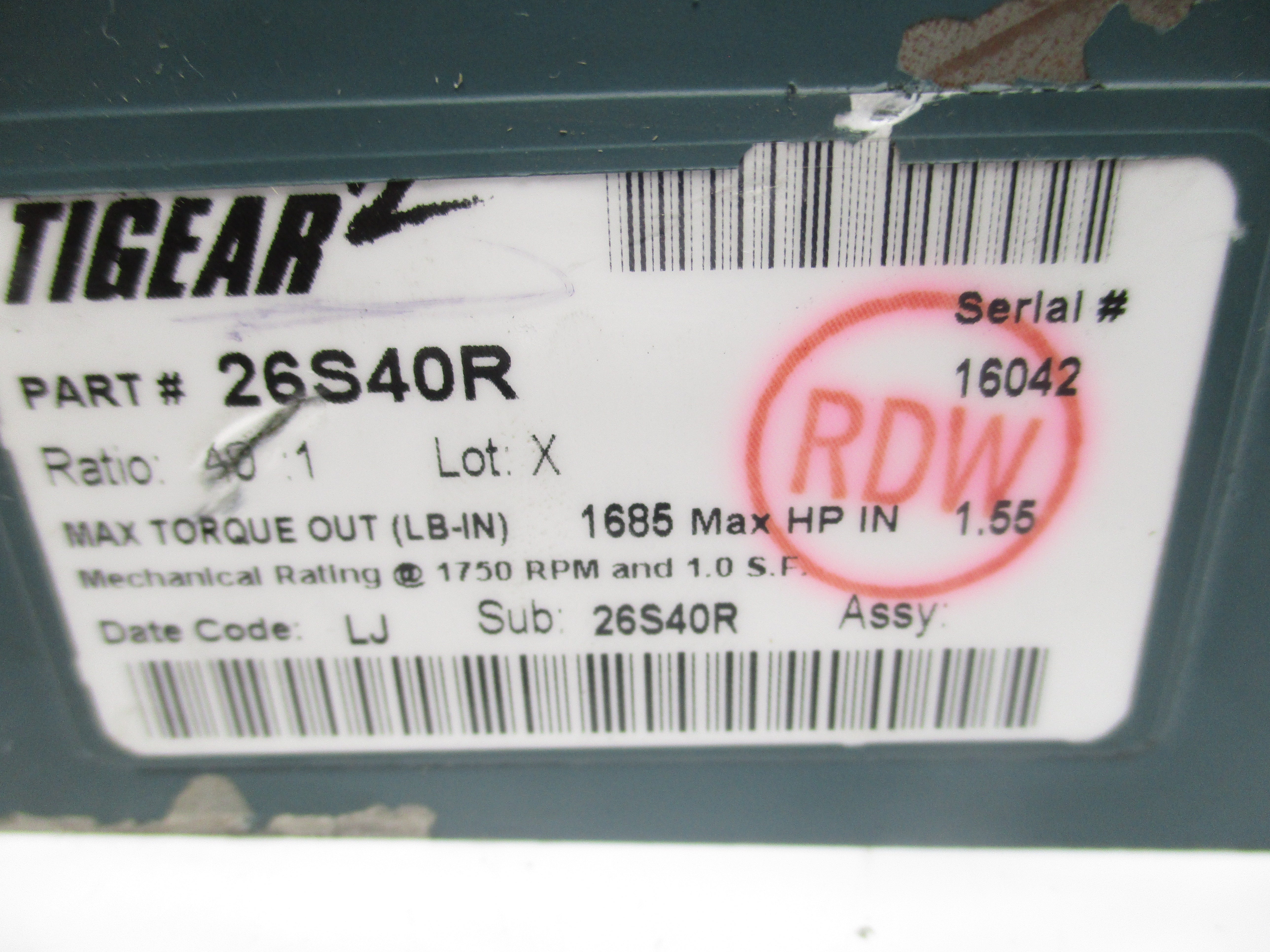 DODGE 26S40R UNMP