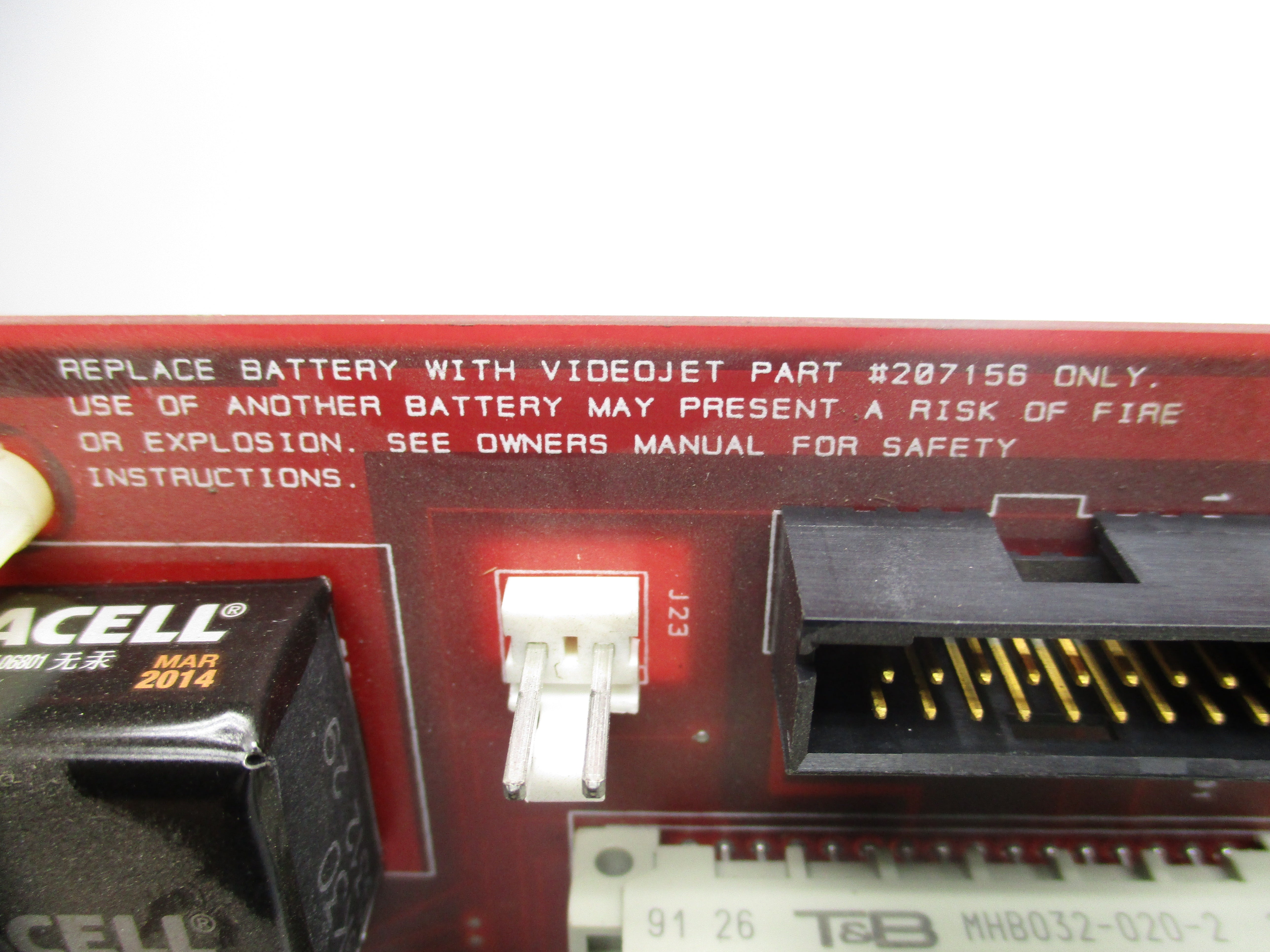 VIDEOJET 356400-02-B UNMP