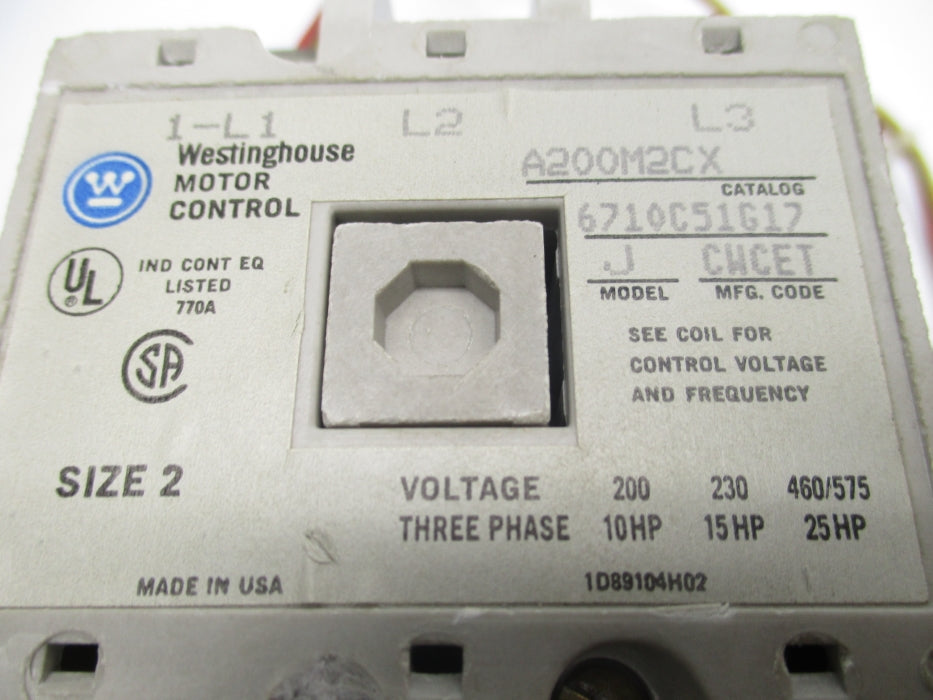WESTINGHOUSE A200M2CX NSNP