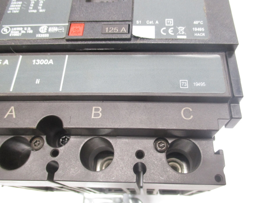 SQUARE D HDA36125 600V 125A NSNP