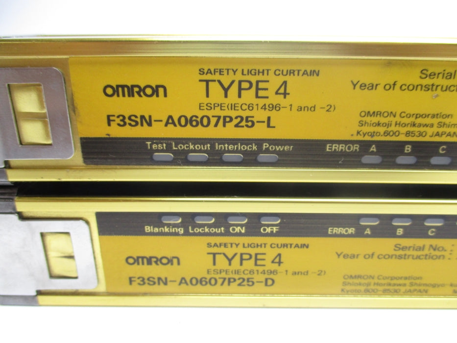 OMRON F3SN-A0607P25 NSNP