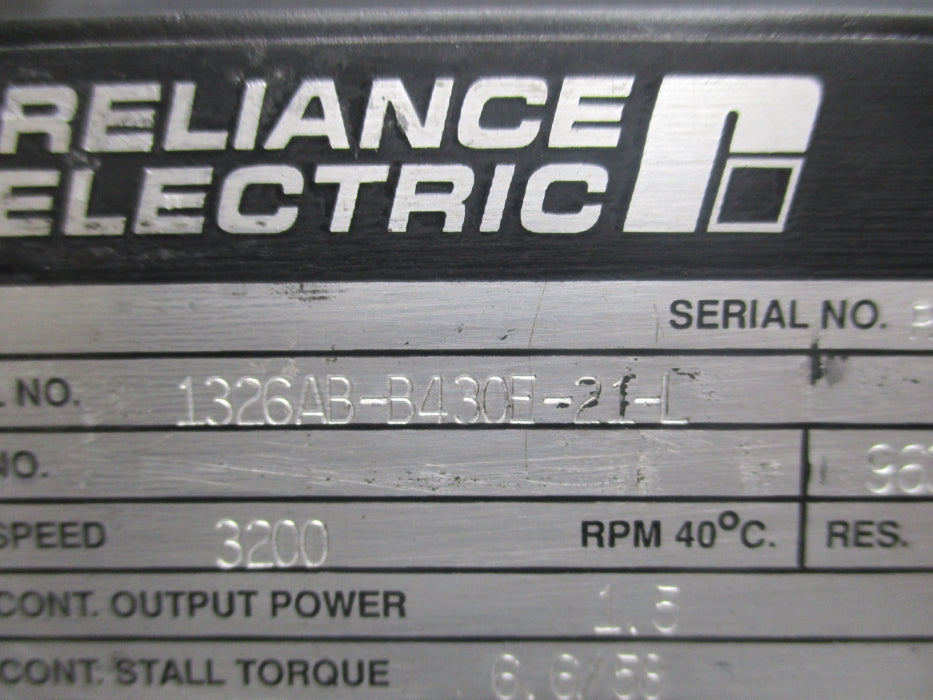 RELIANCE ELECTRIC 1326AB-B430E-21-L UNMP