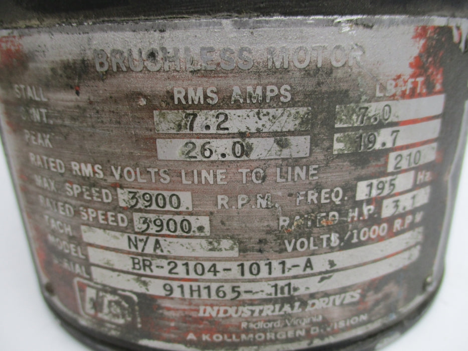 INDUSTRIAL DRIVES BR-2104-1011-A UNMP