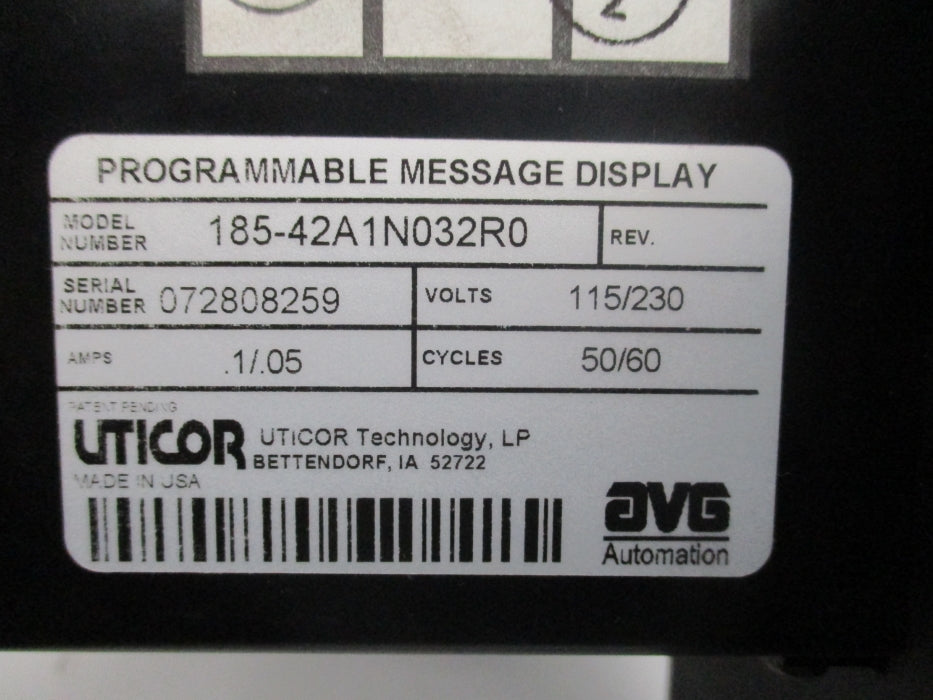 UTICOR 185-42A1N032R0 NSNP