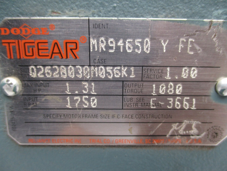 DODGE Q2628030M056K1 (AS PICTURED) UNMP
