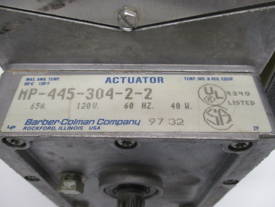 BARBER COLMAN MP-445-304-2-2 120V NSNP
