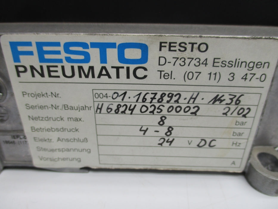 FESTO 004-01-167892-HNR36 (AS PICTURED) NSNP