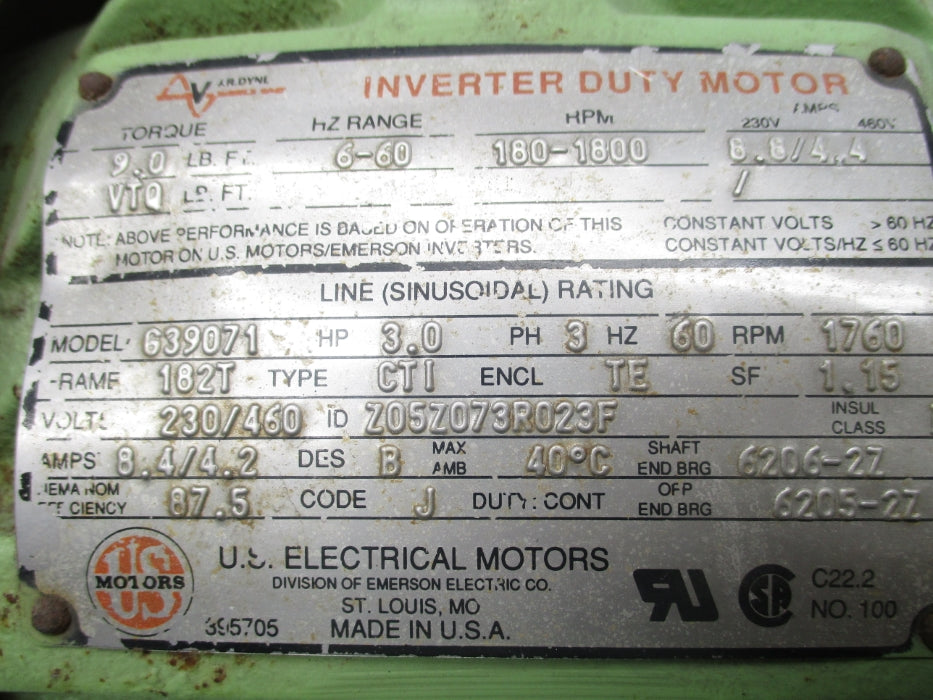 US MOTORS 639071 UNMP