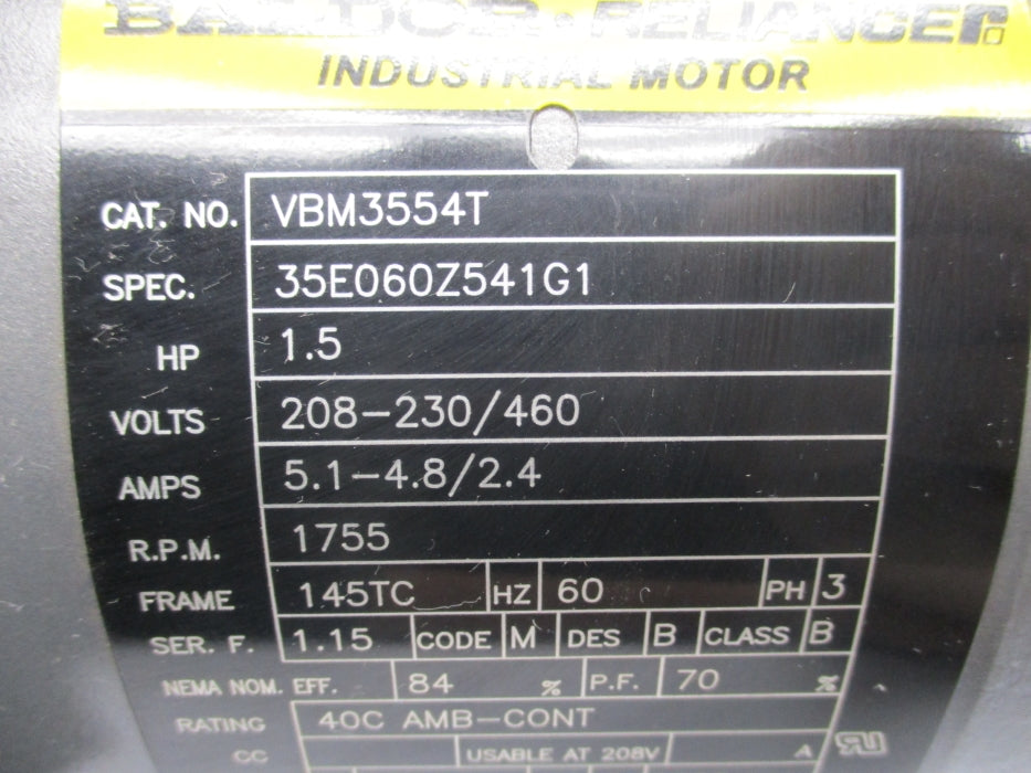 BALDOR VBM3554T (AS PICTURED) NSNP