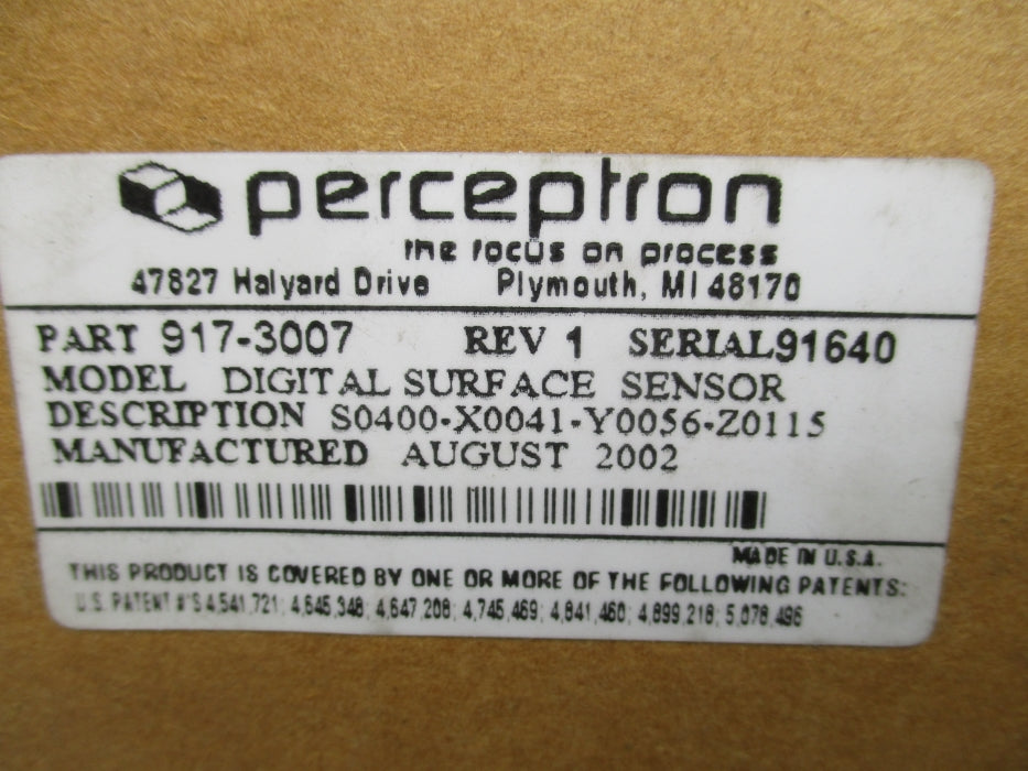 PERCEPTRON 917-3007 REMAN