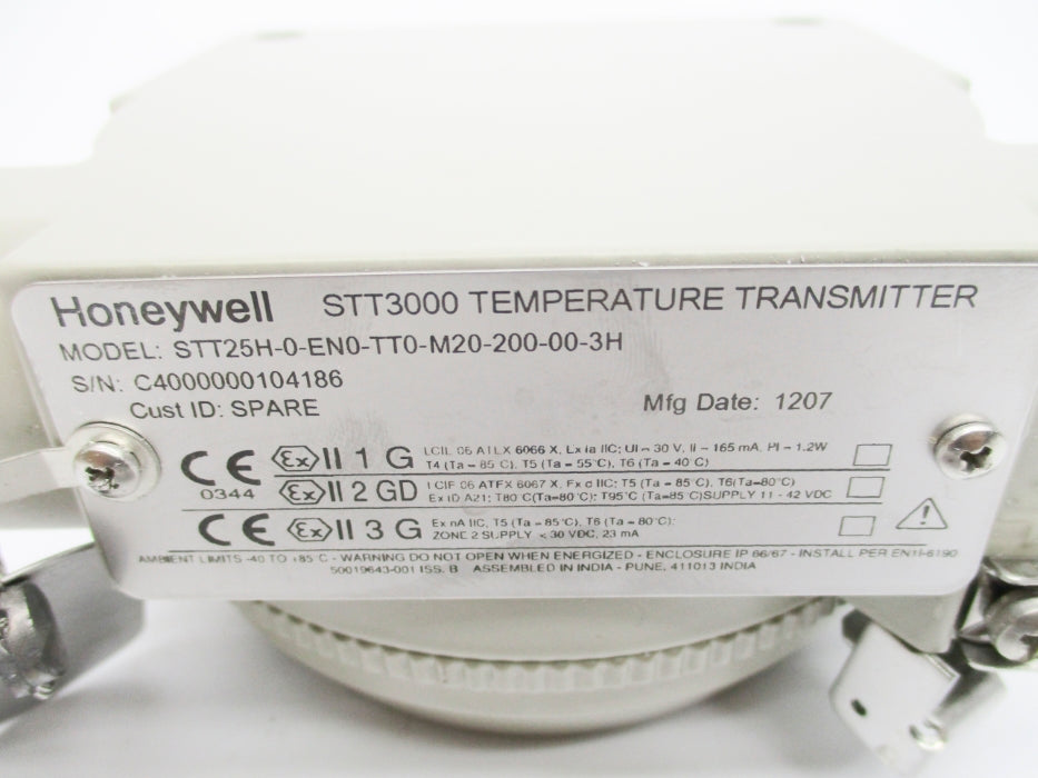 HONEYWELL STT25H-0-EN0-TT0-M20-200-00-3H NSMP