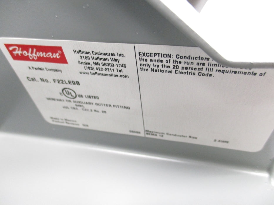 HOFFMAN F22LE9B NSMP