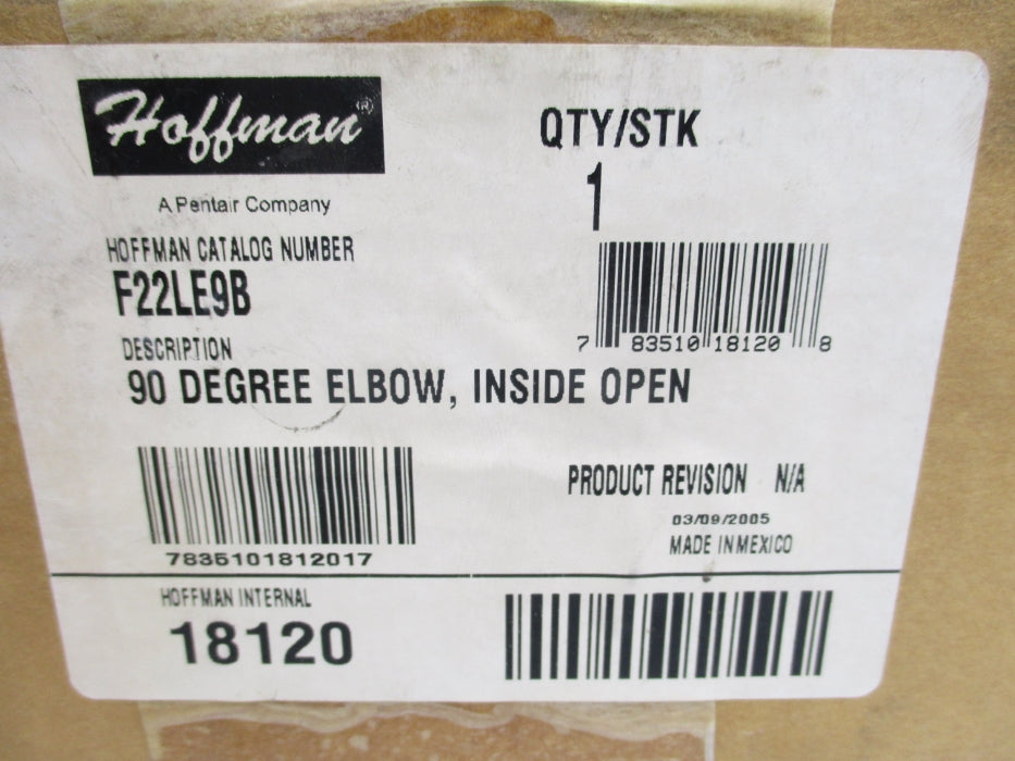 HOFFMAN F22LE9B NSMP