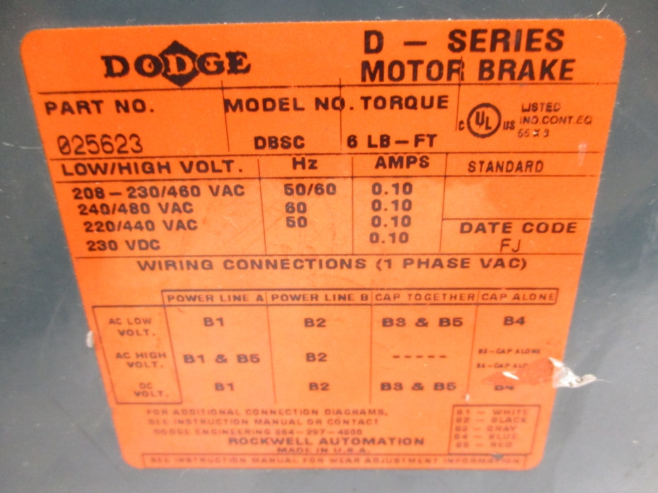 DODGE 025623 DBSC UNMP