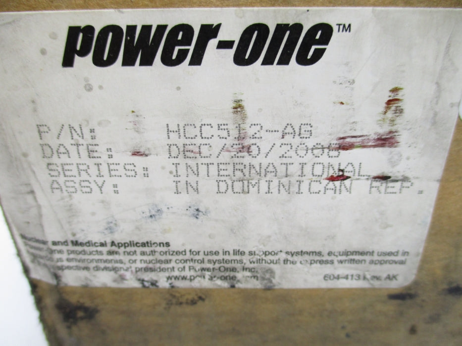 POWER-ONE HCC512-AG NSMP