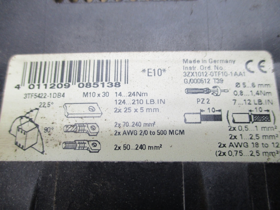 SIEMENS 3TF5422-1DB4 24..70V UNMP