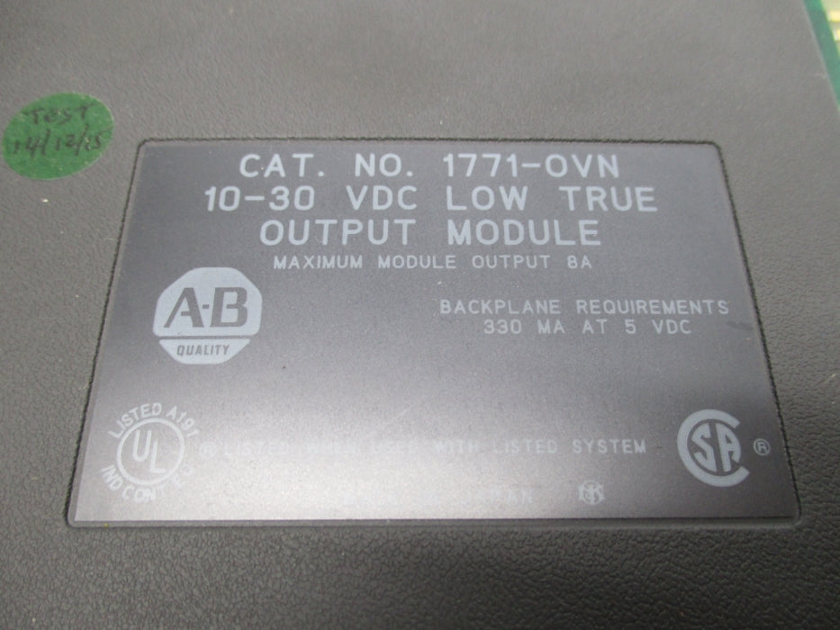 ALLEN BRADLEY 1771-OVN 10-30VDC 8A UNMP
