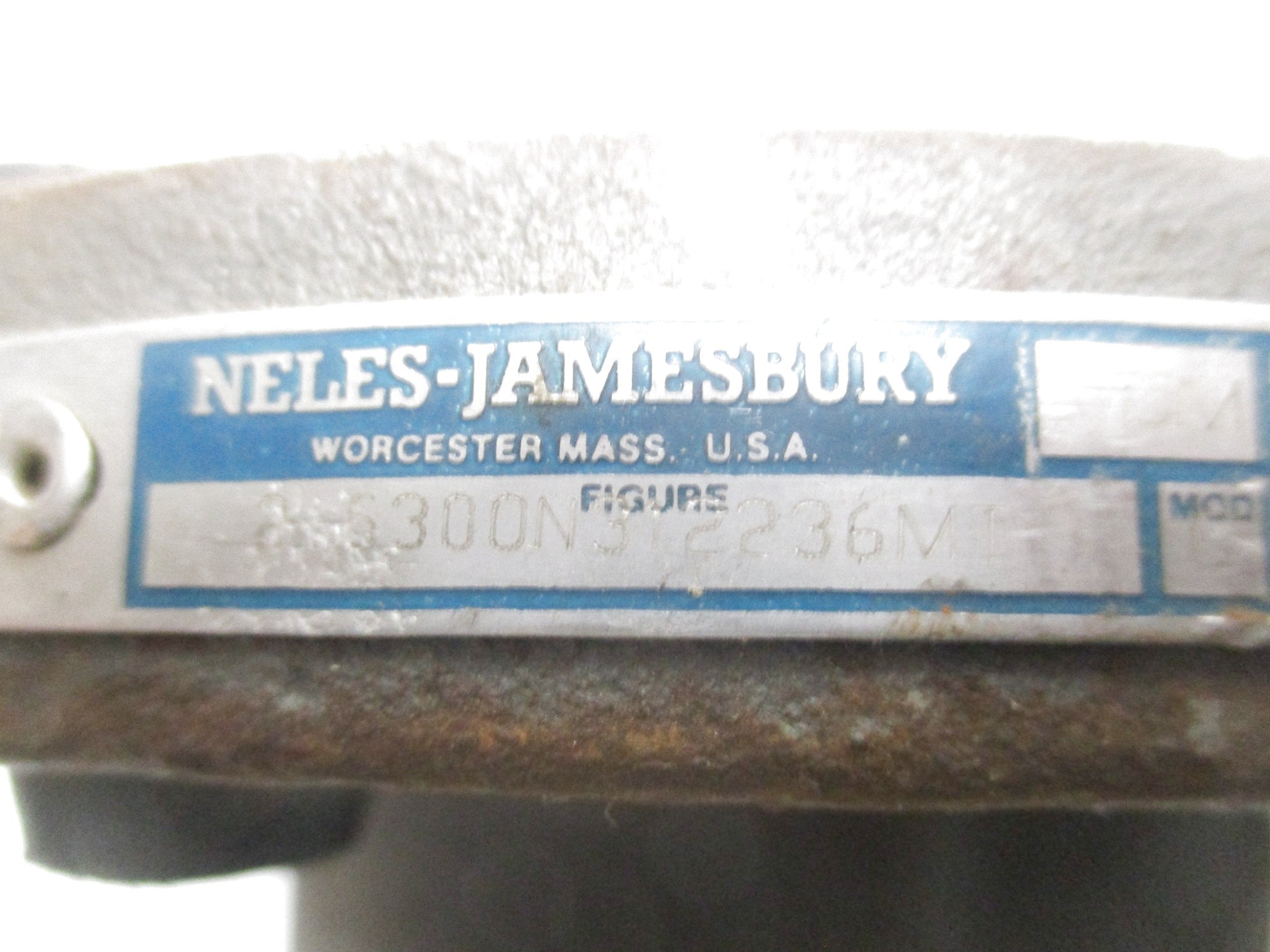 NELES-JAMESBURY S300N312236MI UNMP