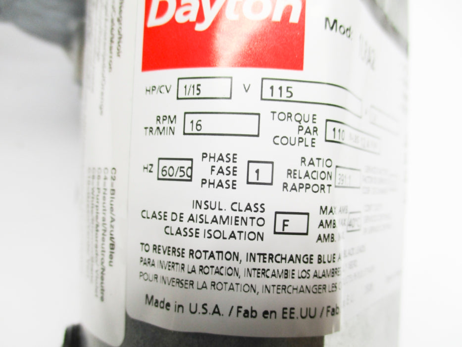 DAYTON 1LRA2 NSMP