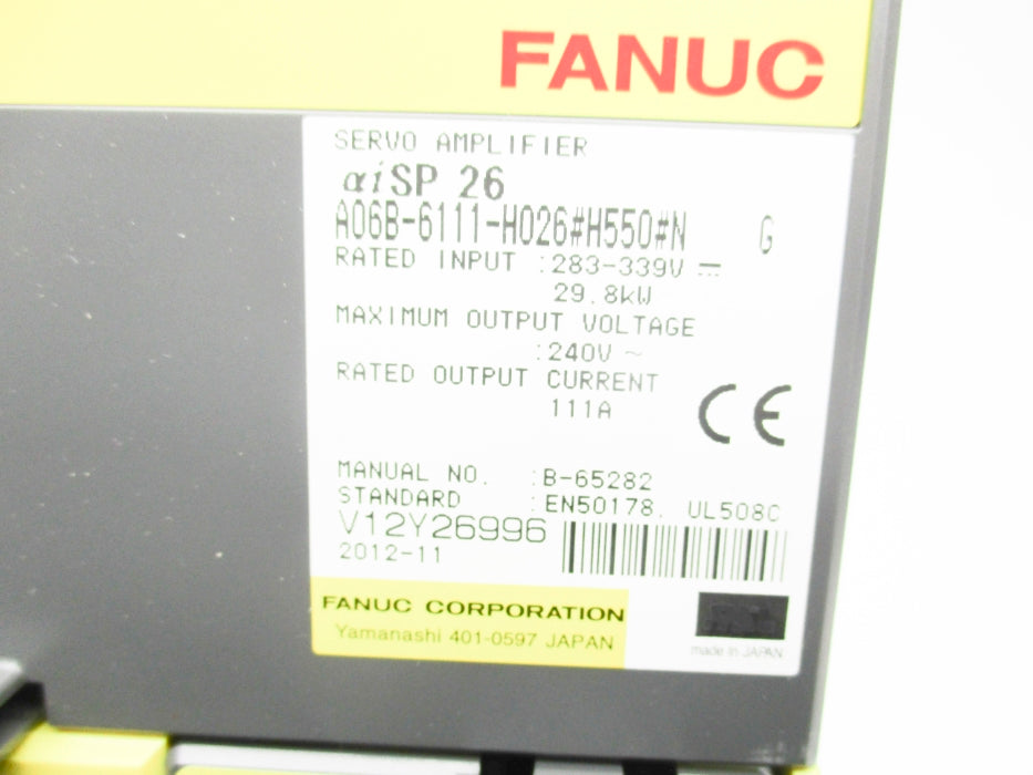 FANUC A06B-6111-H026#H550#N NSMP
