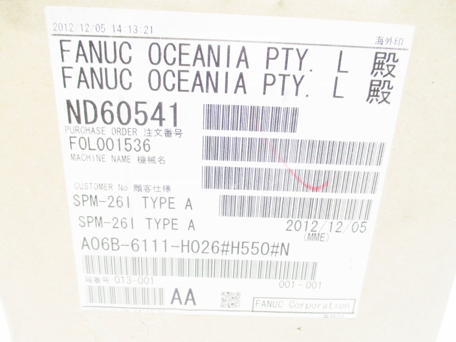 FANUC A06B-6111-H026#H550#N NSMP