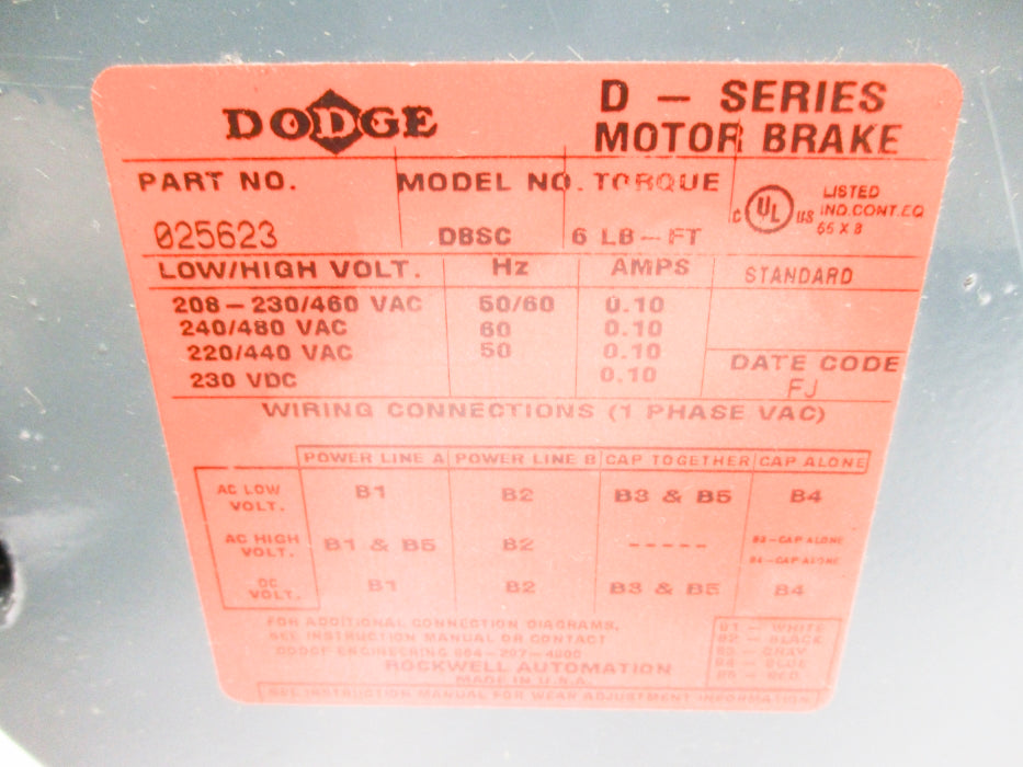 DODGE 025623 (AS PICTURED) NSNP