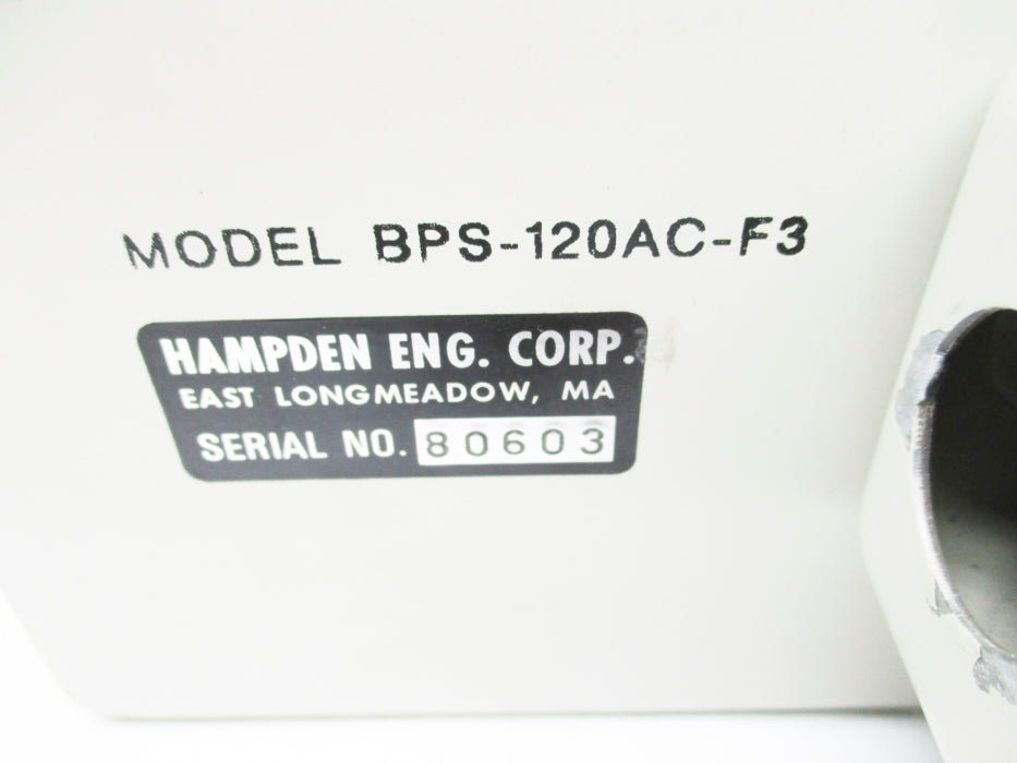 HAMPDEN BPS-120AC-F3 UNMP