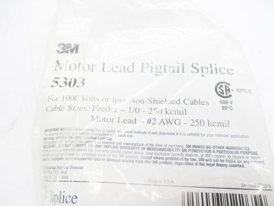 M3 5303 (PKG OF 3) NSMP