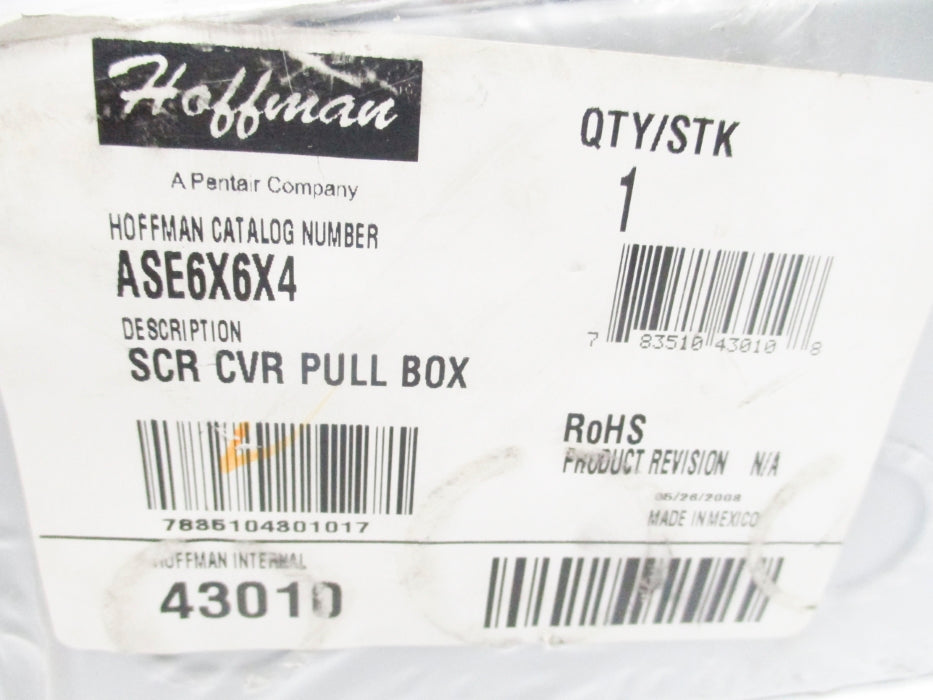 HOFFMAN ASE6X6X4 NSMP