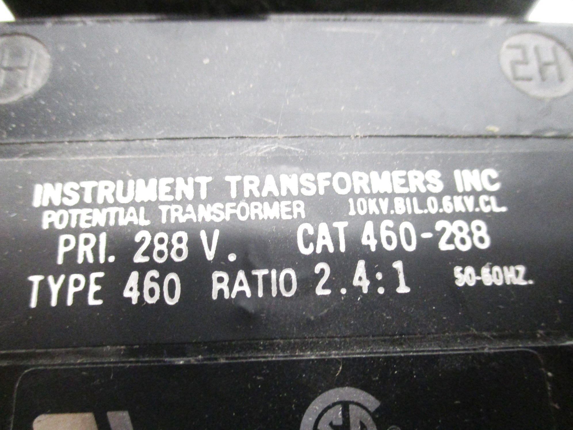 INSTRUMENT TRANSFORMERS 460-288 UNMP