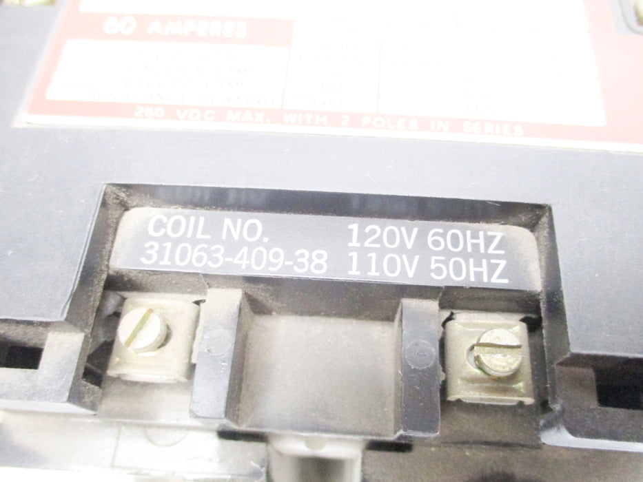 SQUARE D 8903SP01 SER. A 110/120V 60A NSNP