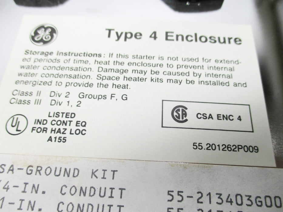 GENERAL ELECTRIC TYPE4 NSNP