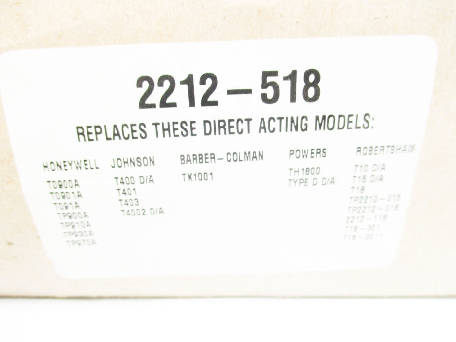 INVENSYS 2212-518 NSMP
