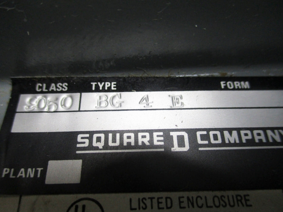 SQUARE D 9050BG4E NSNP