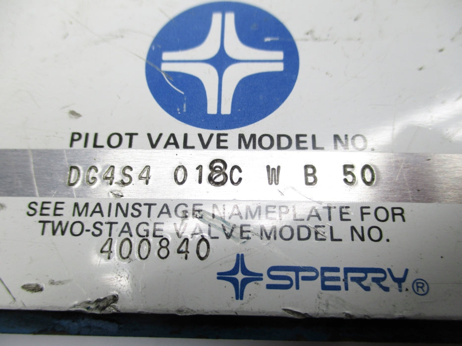 VICKERS DG4S4018CWB50 110V/115/120V UNMP