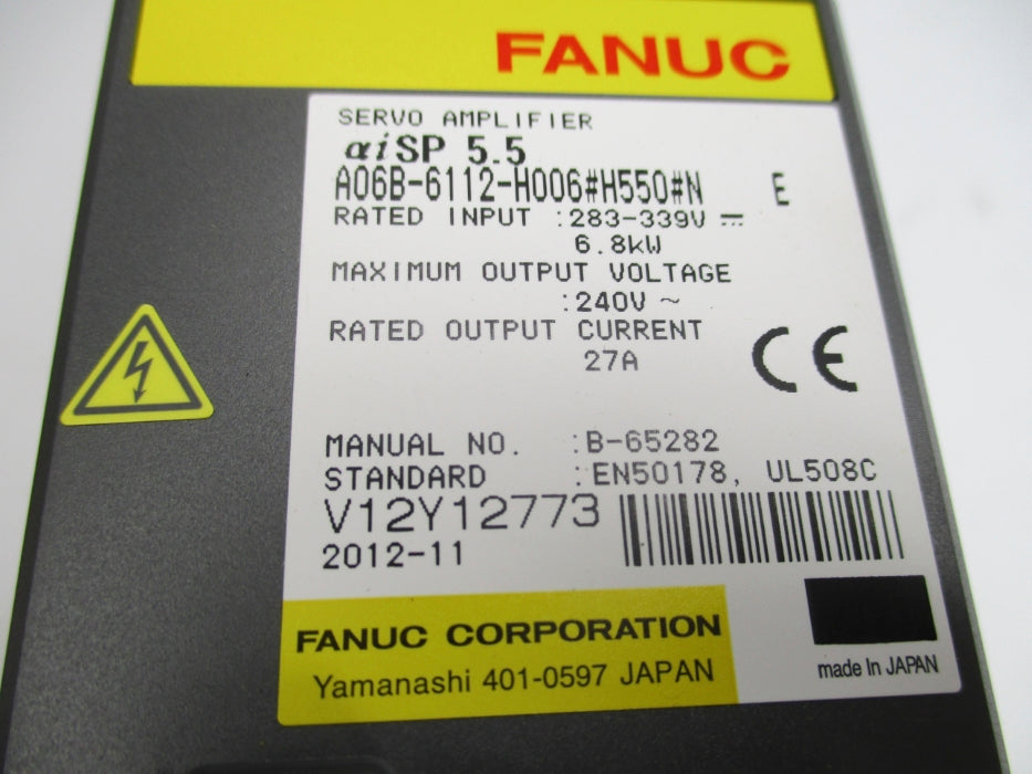 FANUC A06B-6112-H006#H550#N NSMP