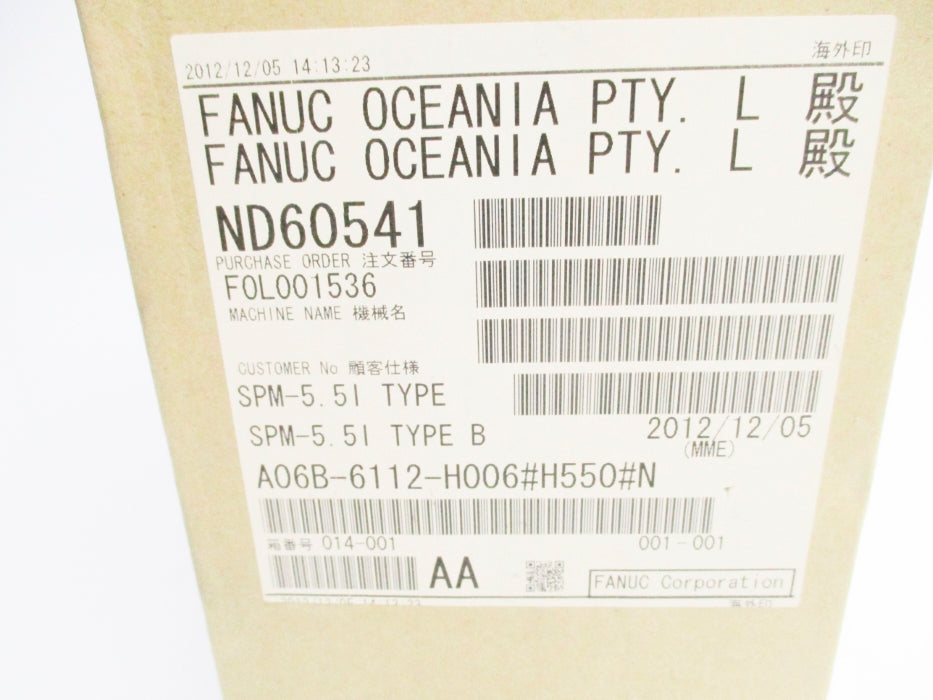FANUC A06B-6112-H006#H550#N NSMP