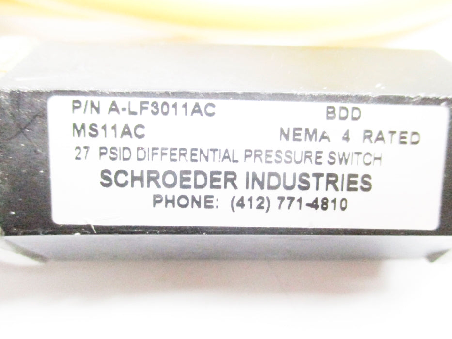 SCHROEDER INDUSTRIES A-LF3011ACBDD UNMP