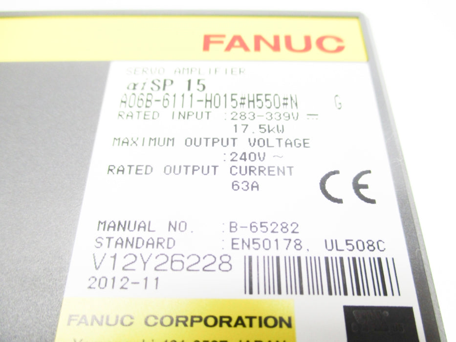 FANUC A06B-6111-H015#H550#N NSMP