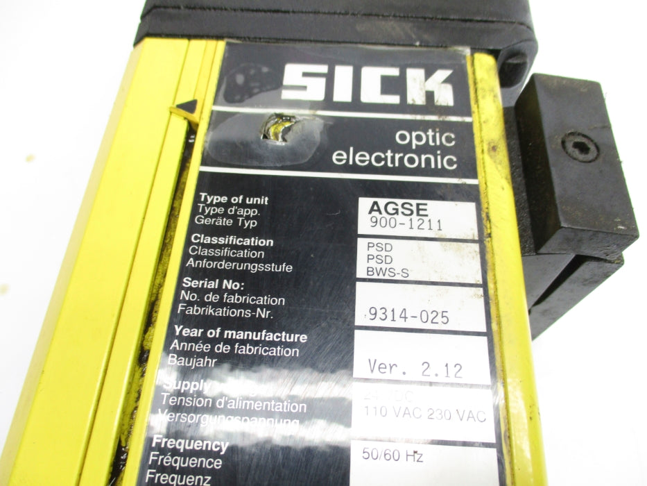 SICK AGSE900-1211 (AS PICTURED) UNMP