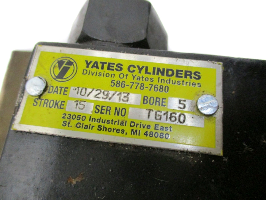 YATES CYLINDER 5" BORE  15" STROKE NSNP