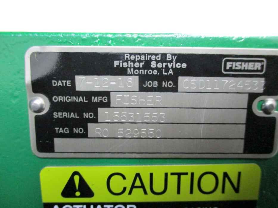 FISHER 1066SR 8560 120PSI REMAN