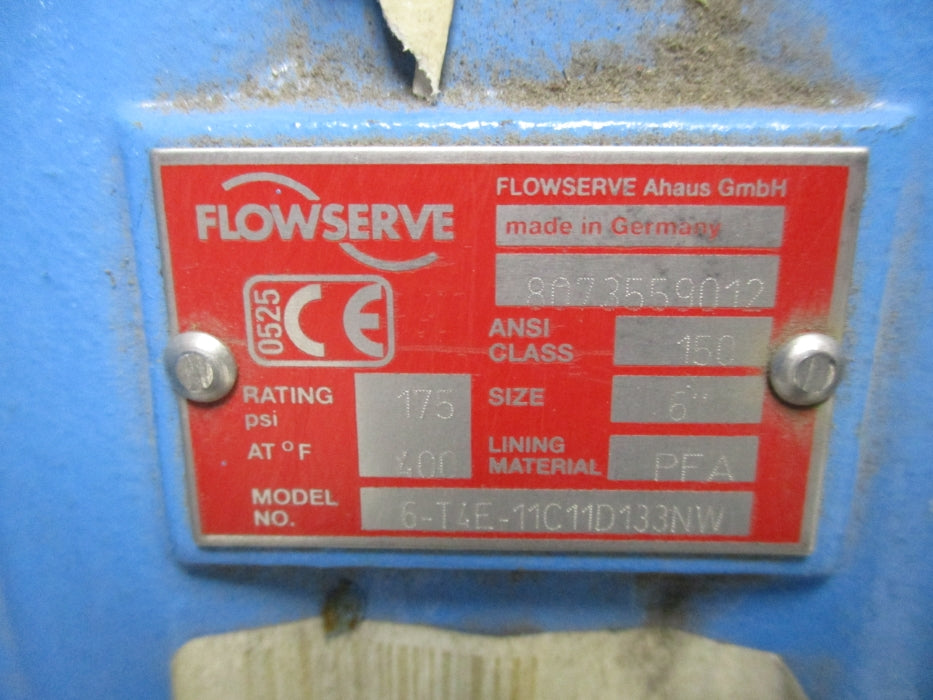 DURCO FLOWSERVE 6-T4E-11C11D133NW 175PSI NSNP