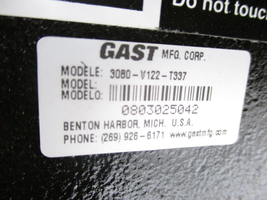 GAST 3080-V122-T337 NSMP