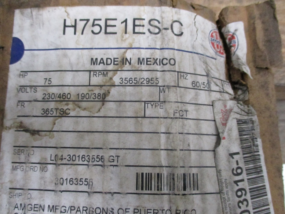 US MOTORS H75E1ES-C NSNP