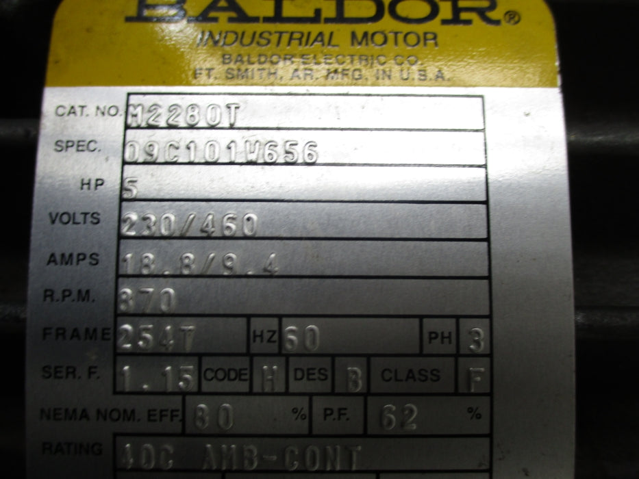 BALDOR M2280T NSNP