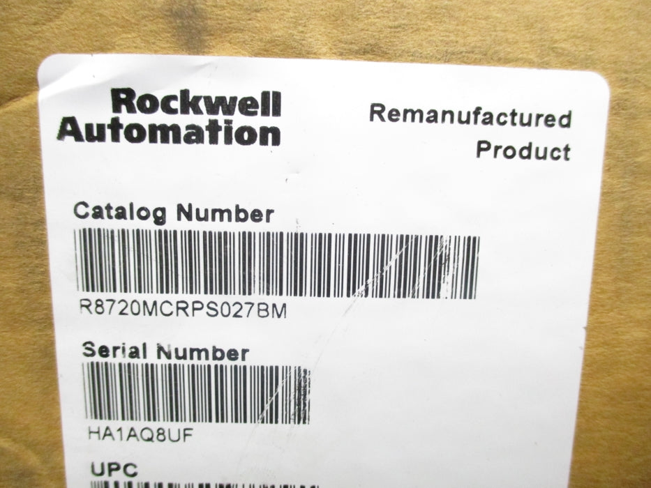 ALLEN BRADLEY 8720MC-RPS027BM REMAN