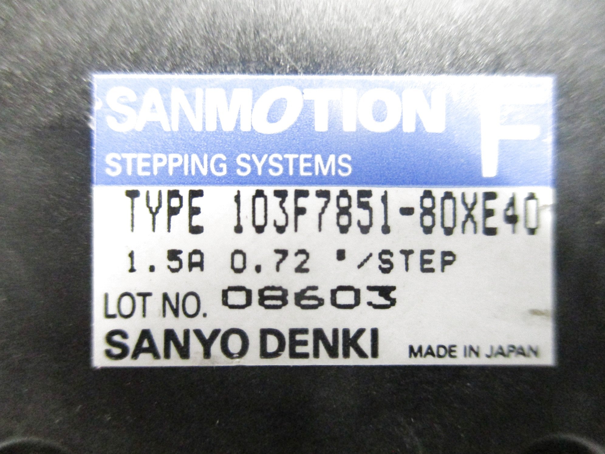 SANYO DENKI 103F7851-80XE40 NSNP