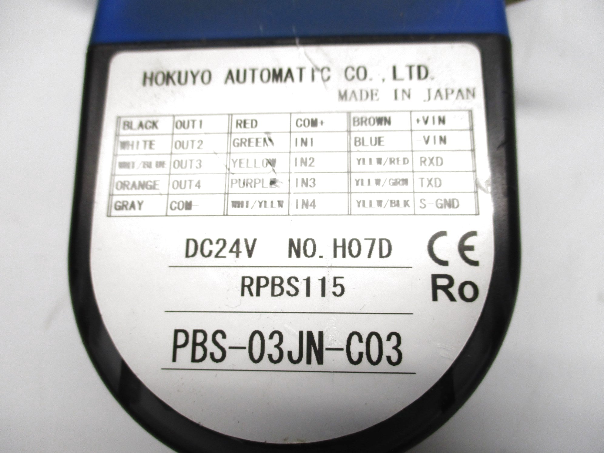 HOKUYO PBS-03JN-C03 NSNP