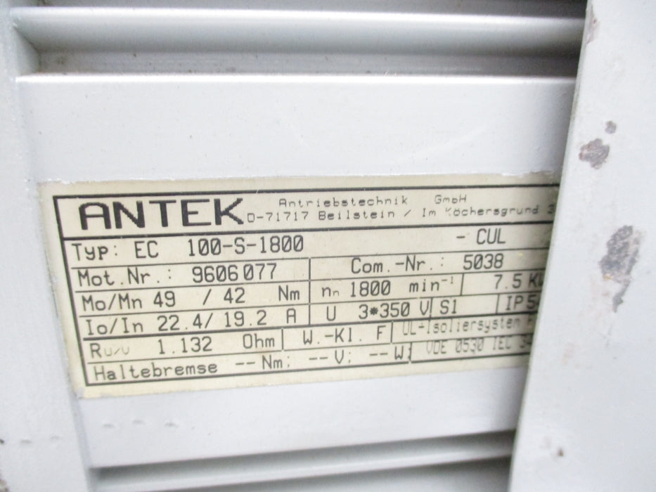 ANTEK EC100-S-1800 UNMP